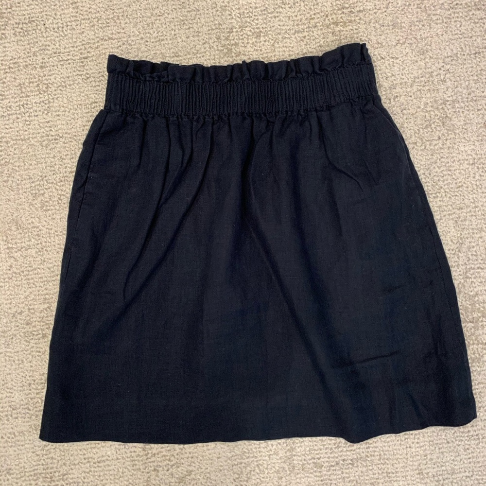 Navy J. Crew Skirt